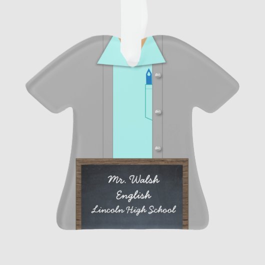 Ornement professionnel enseignant (devant)