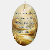 Ornement - Que vos jours soient Joyeux et lumineux (Gauche)