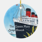 Ornement Queen Mary Long Beach (Dos)