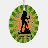 Ornement Randonnée personnalisé (Droite)