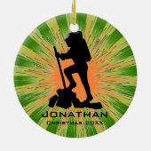 Ornement Randonnée personnalisé (Dos)