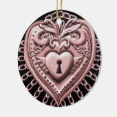 Ornement Red Heart Lock (Gauche)