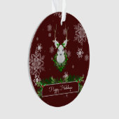 Ornement Red Reindeer (devant)