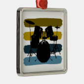 Ornement réglé de Noël de tambour (Droite)