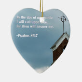 Ornement religieux de Noël de vers de bible de (Droite)