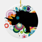 Ornement rhinocéros Abstrait (Dos)