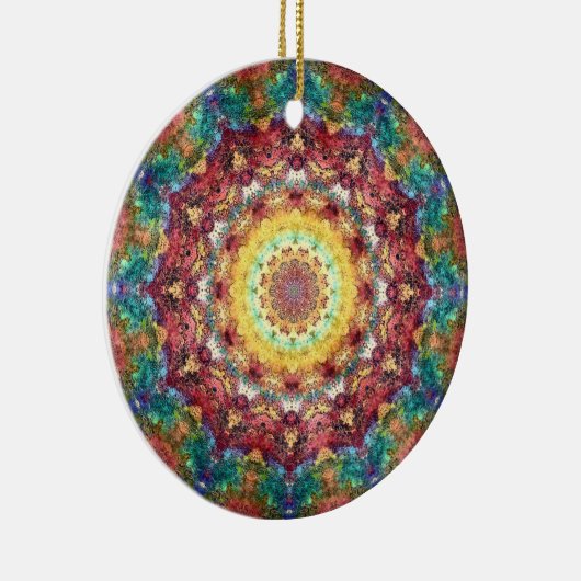 Ornement riche de mandala de l'Inde (Droite)