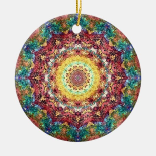 Ornement riche de mandala de l'Inde (Devant)