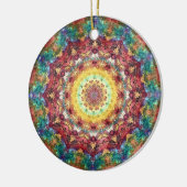 Ornement riche de mandala de l'Inde (Gauche)