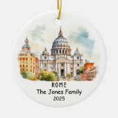 Ornement Rome personnalisé, Italie (Devant)