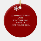 Ornement ROND 2018 de BFF de singe MIGNON de (Dos)