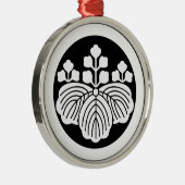 ORNEMENT ROND ARGENTÉ 丸 (Droite)