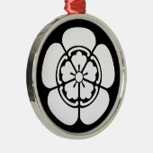 ORNEMENT ROND ARGENTÉ 織 (Droite)