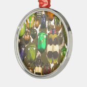 Ornement Rond Argenté Abeilles, insectes et insectes (Gauche)