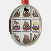 Ornement Rond Argenté Afficher plusieurs faces (Droite)