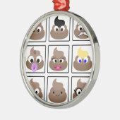 Ornement Rond Argenté Afficher plusieurs faces (Gauche)