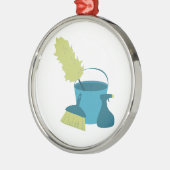 Ornement Rond Argenté Alimentations stabilisées (Gauche)