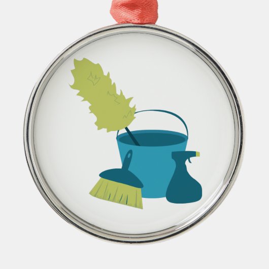 Ornement Rond Argenté Alimentations stabilisées (Devant)