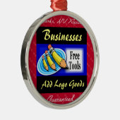 Ornement Rond Argenté "Aucun ordre minimum " (Droite)