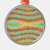 Ornement Rond Argenté Beth (Devant)