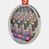 Ornement Rond Argenté Boutons de carte mixte (Gauche)