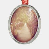 Ornement Rond Argenté Brooklyn (Gauche)