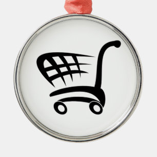 Ornement Rond Argenté Caddie