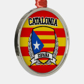 Ornement Rond Argenté Catalogne (Droite)