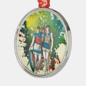 Ornement Rond Argenté Centuriens par Michael Moffa (Gauche)