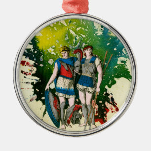 Ornement Rond Argenté Centuriens par Michael Moffa