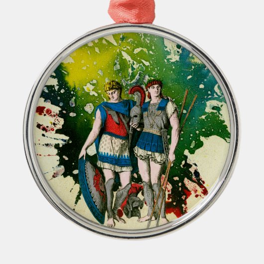 Ornement Rond Argenté Centuriens par Michael Moffa (Devant)