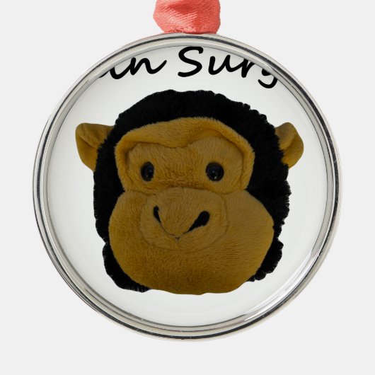 Ornement Rond Argenté Chirurgien (Devant)