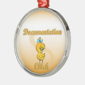 Ornement Rond Argenté Choix de documentation (Gauche)