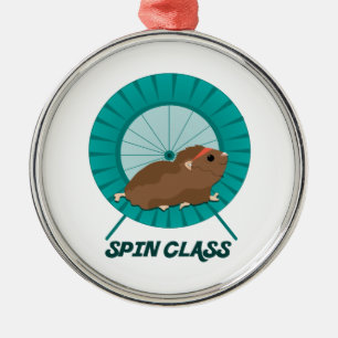 Ornement Rond Argenté Classe de rotation
