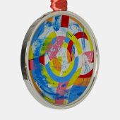 Ornement Rond Argenté Composition #2 de Michael Moffa (Droite)