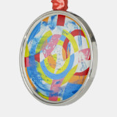 Ornement Rond Argenté Composition #2 de Michael Moffa (Gauche)