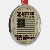 Ornement Rond Argenté Conception de texte inspirée par la paix Recherché (Droite)