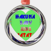 Ornement Rond Argenté Créez vos propres coeurs lumineux conception bébé (Devant)