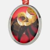 Ornement Rond Argenté Festival du film (Gauche)