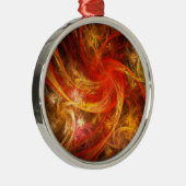 Ornement Rond Argenté Firestorm Nova (Droite)