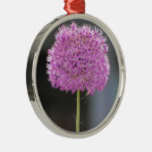 Ornement Rond Argenté Fleurs pour tous (Droite)