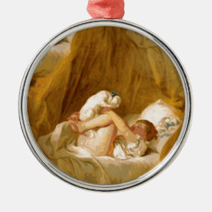Ornement Rond Argenté fragonard