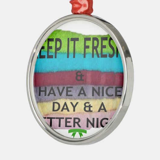 Ornement Rond Argenté garder sa liberté (Gauche)