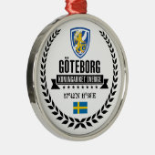 Ornement Rond Argenté Göteborg (Droite)
