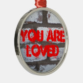 Ornement Rond Argenté Graffiti (Droite)