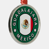 Ornement Rond Argenté Guadalajara Mexique (Droite)