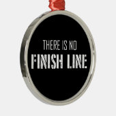 Ornement Rond Argenté Il N'Y A Pas De Ligne De Fin (Droite)