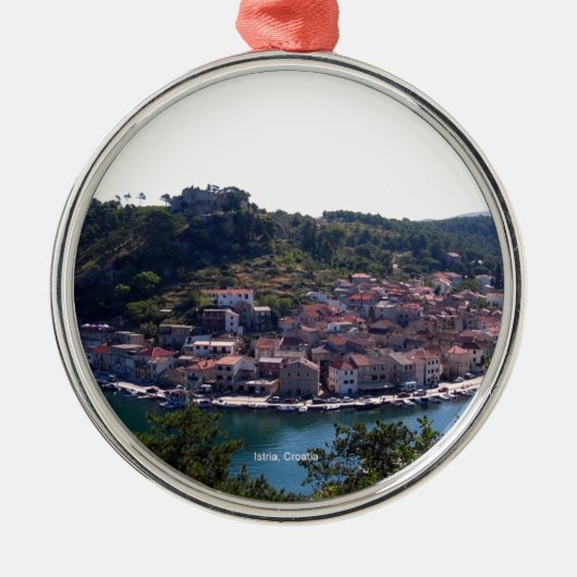 Ornement Rond Argenté Istrie, Croatie (Devant)