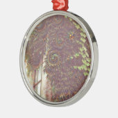 Ornement Rond Argenté Ivy Dreams (Gauche)
