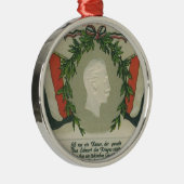 Ornement Rond Argenté Kaiser Wilhelm II (Droite)